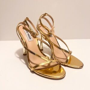 Steve Madden Metallic Gold Heels